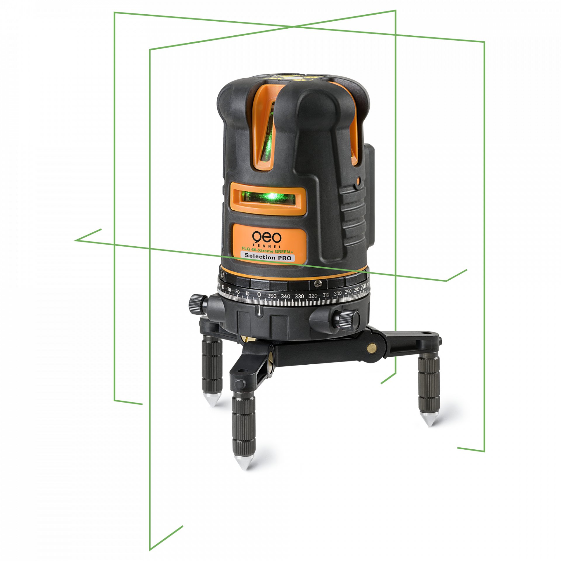Geo-Fennel FLG 66-Xtreme GREEN + SP önbeálló vonallézer termék fő termékképe