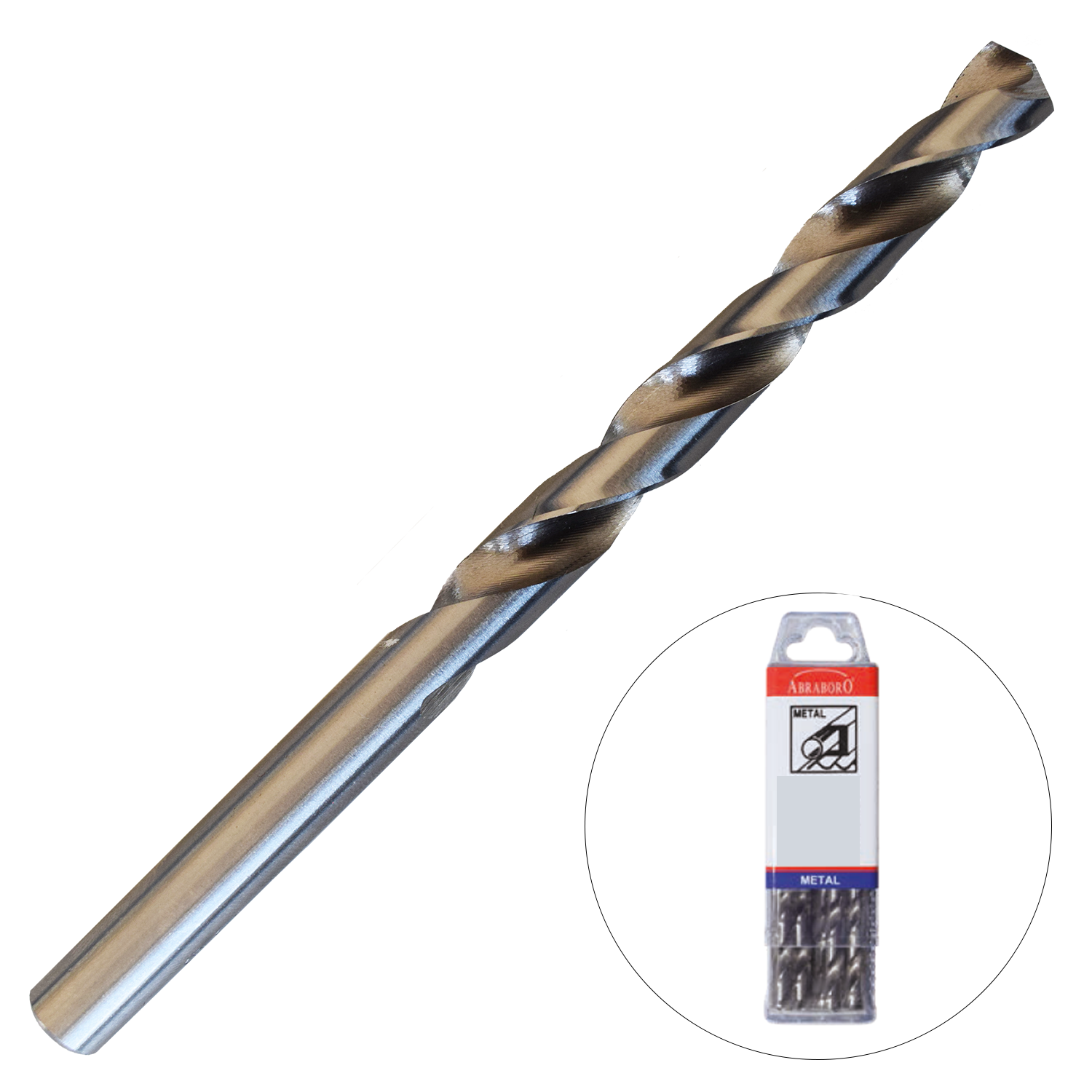 Abraboro 8.8 x 125 / 81 mm HSS-GS fémfúró X-Pack, 10 db/csomag termék fő termékképe