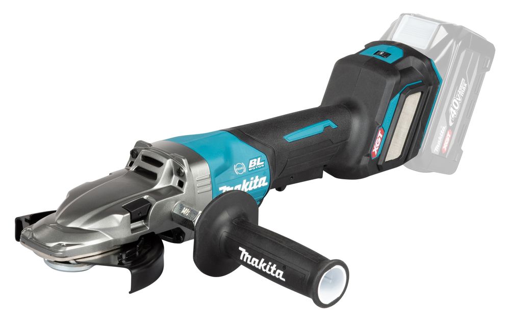 Makita GA056GZ akkumulátoros laposfejű sarokcsiszoló (akku és töltő nélkül) termék fő termékképe