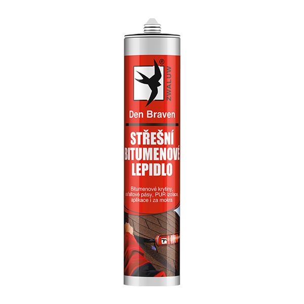 Den Braven Bitumenes tetőfedő ragasztó (Tixoplast), fekete, 280 ml termék fő termékképe