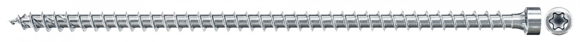 Fischer FPF II CHTF 10.0 x 450 BC 25 hengeres fejű, kékre horganyzott, végigmenetes szerkezetépítő csavar TX behajtással, 25 db/csomag termék fő termékképe