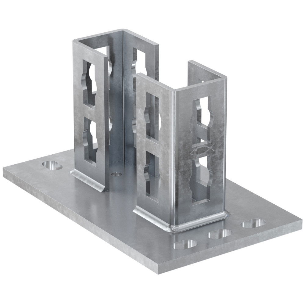 Fischer PSF 124 átmenőszerelésű nyerges tartóelem, 5 db/csomag termék fő termékképe