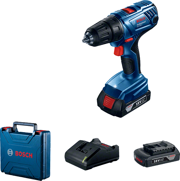 Bosch GSR 180-LI akkus fúró-csavarozó (2 x 2.0 Ah Li-ion akkuval) termék fő termékképe